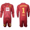 Maillot de Gardien à Manches Longues Borussia Dortmund Kobel 1 22-23 Rouge Pour Enfant